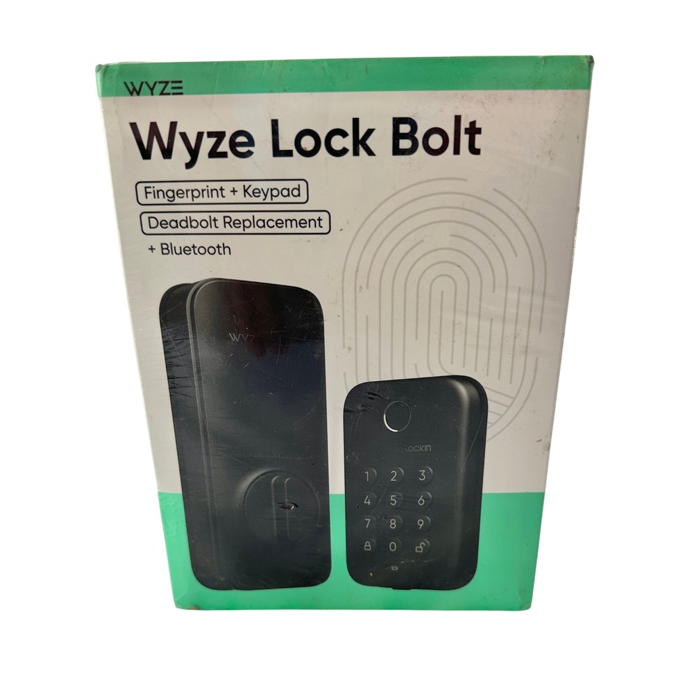 Wyze Lock Bolt Fingerprint + Keypad Deadbolt Replacement Bluetooth Smart Lock